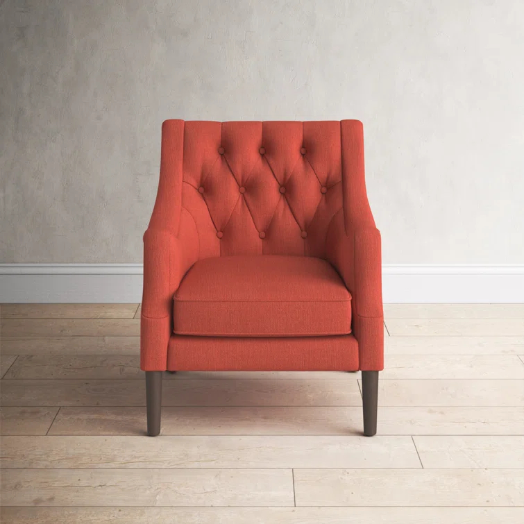 Anatonia 29.25" Wide Tufted Wingback Chair
