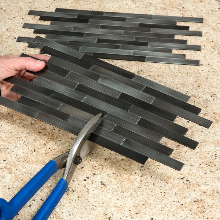 Aspect Peel & Stick Distressed Mini Metal 15 sq ft Kit