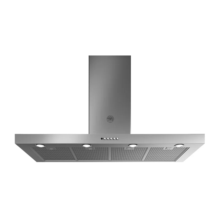50" Stainless Steel Convertible Wall Mounted Range Hood with Charcoal Filter