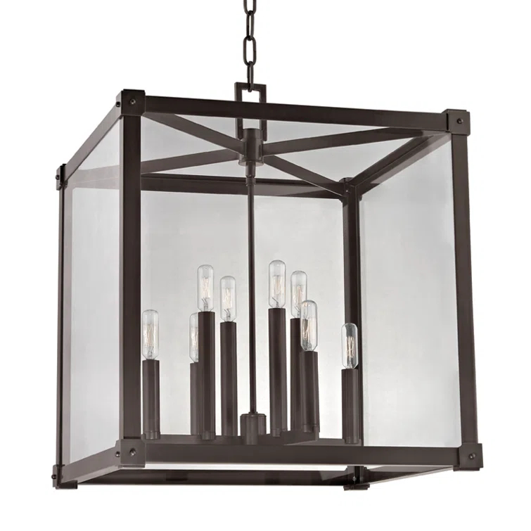 Forsyth 8 - Light Dimmable Square / Rectangle Chandelier