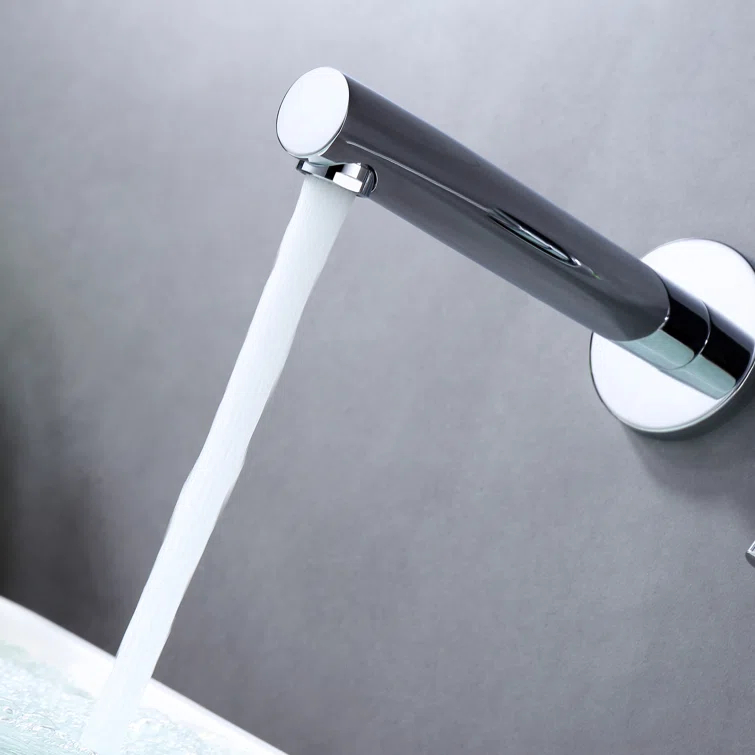 Bathroom Sink Faucet, Ssingle Handle Wall Mount Lavatory Faucet, Bathroom Vanity Faucet With Brass Rough-in Valve