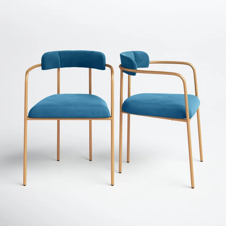 Lenna Upholstered Dining Arm Chair