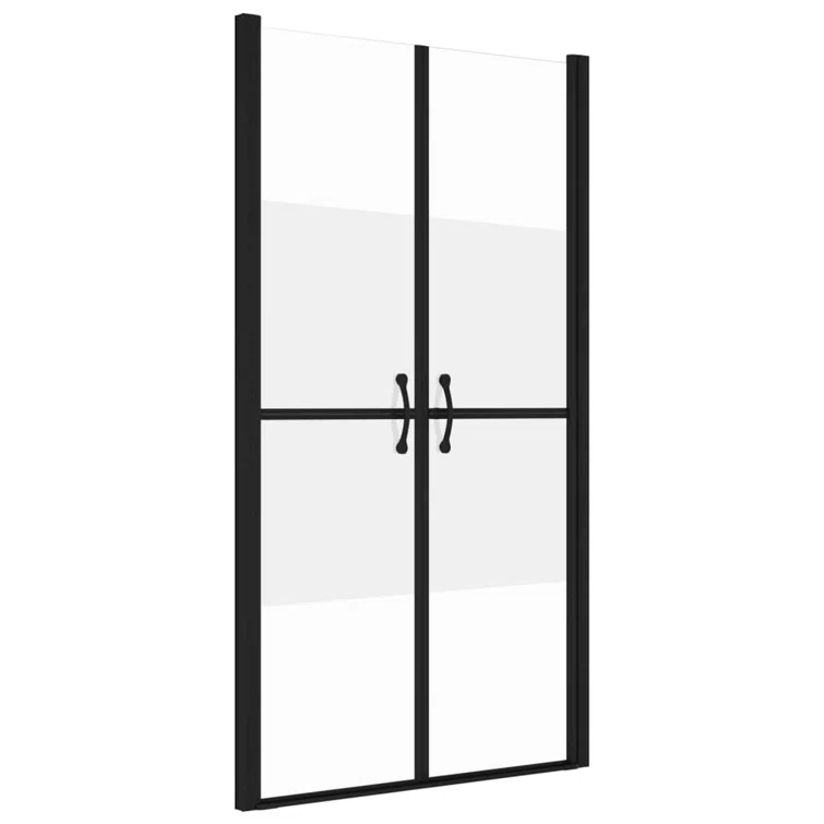 31.9'' - W x 74.8'' H Double Sliding Door Framed Shower Door with
