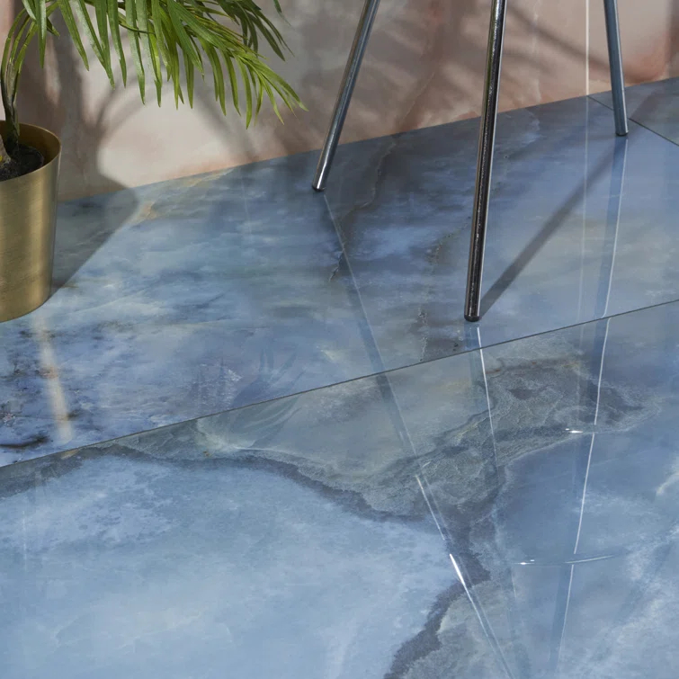 Calla 24" x 47" Porcelain Marble Look Wall & Floor Tile (15.49 Sq. Ft. / case)