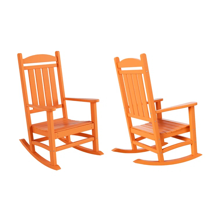 Outdoor Aiyanna Rocking Plastic Chair