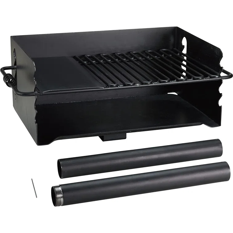 Pilot Rock 16.12'' W Portable Charcoal Grill