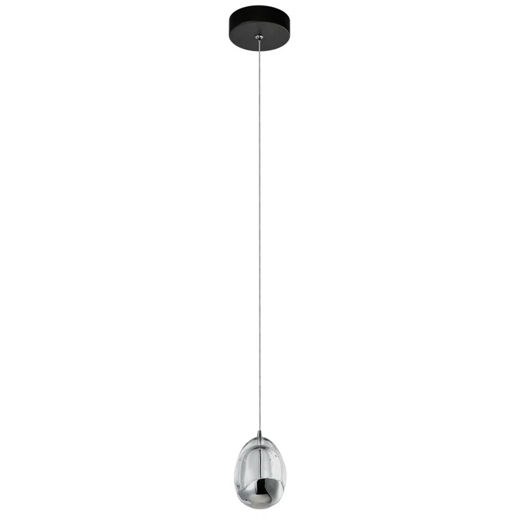Venezia 3.5-in Integrated LED Height Adjustable ETL Certified Pendant Light with Glass Shade