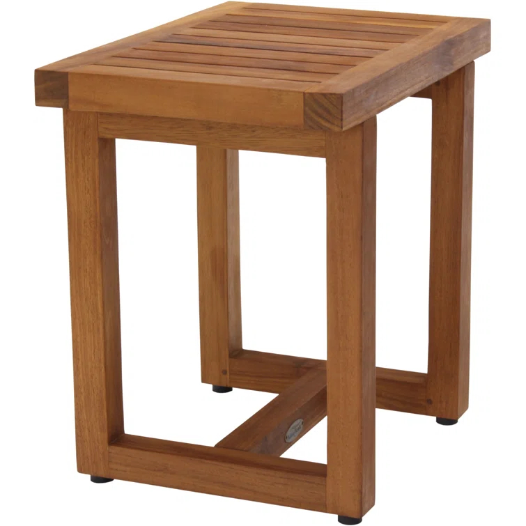 Aqua Teak Spa 17.25'' W Teak Shower Bench