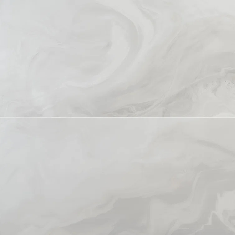 Savannah 23.62 in. x 47.24. in Polished Porcelain Marble Look Floor & Wall Tile (15.49 Sq. Ft./Case)