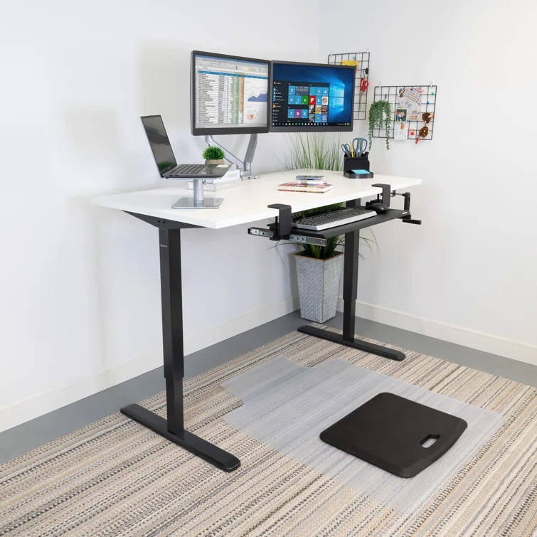 Mount-It Ultimate Dual Motor Electric Standing Desk with 48" Tabletop