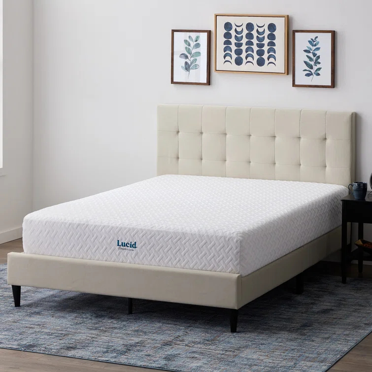 LUCID Medium Cooling Gel infused Memory Foam Mattress