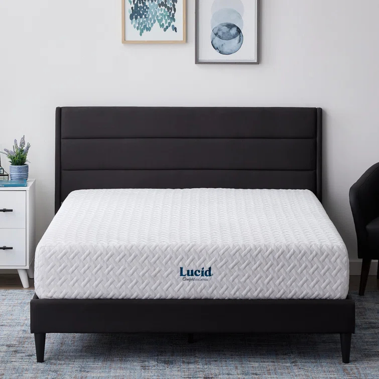 Lucid 12'' Medium Gel Memory Foam Mattress
