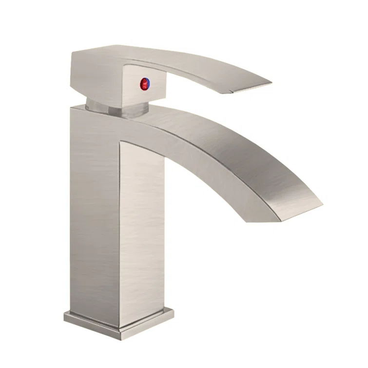 Jem Single-Hole Single-handle Bathroom Faucet with Drain Assembly