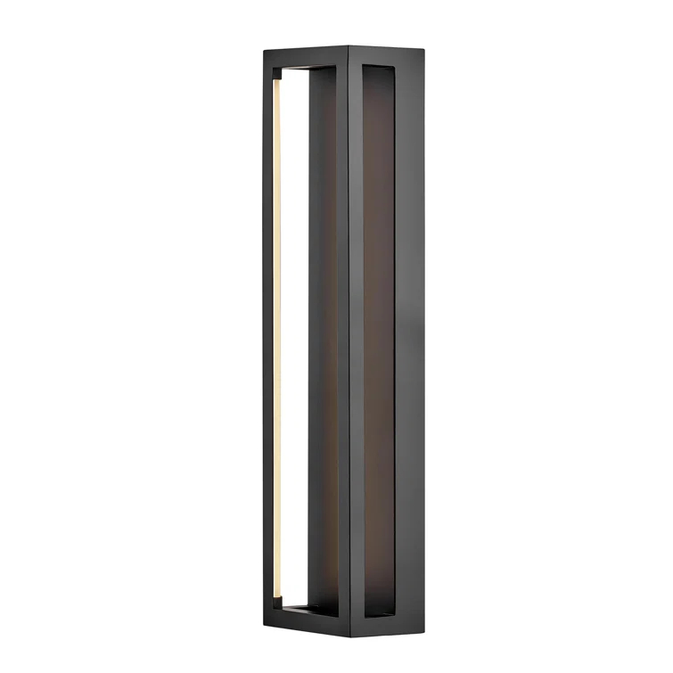 Onyx Steel LED Flush Mounted Sconce