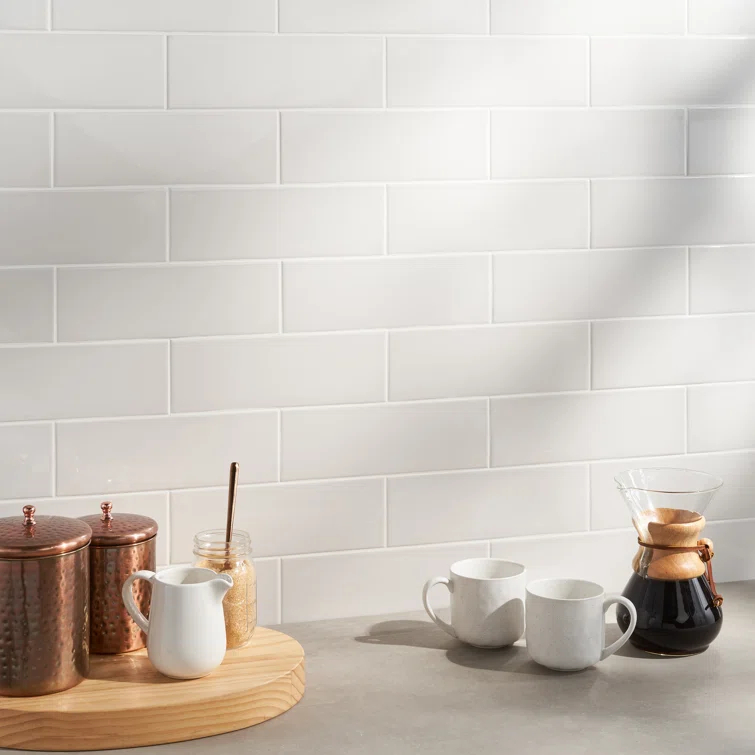Remington 3.93 in. x 11.81 in. Polished Porcelain Subway Wall Tile (13.55 Sq. Ft. / Case)