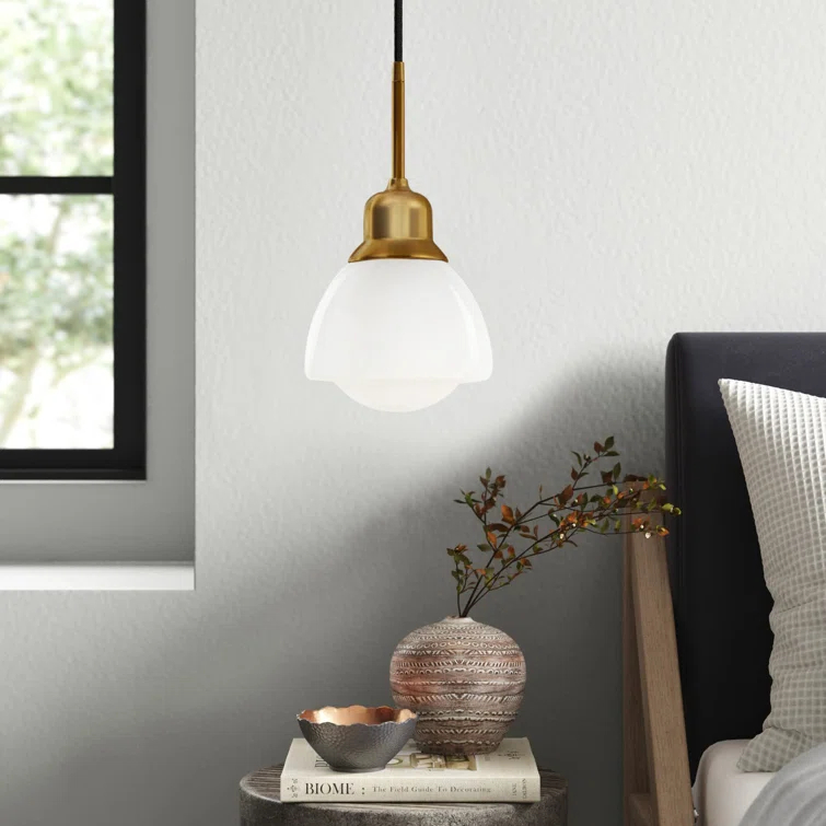 Katarina Single Light Glass Dimmable Pendant
