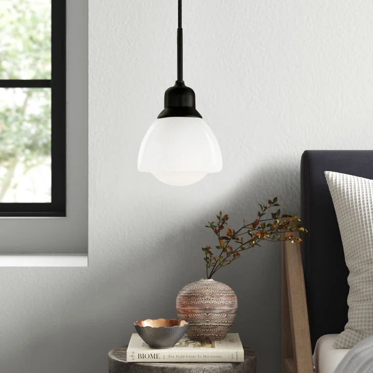 Katarina Single Light Glass Dimmable Pendant