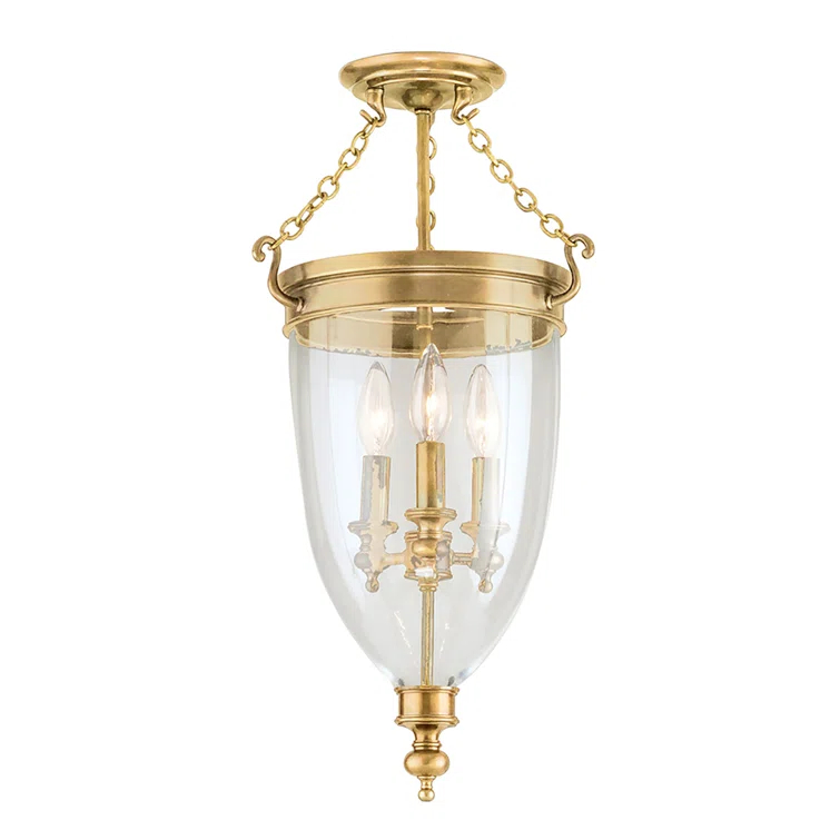 Hanover Glass Semi Flush Mount