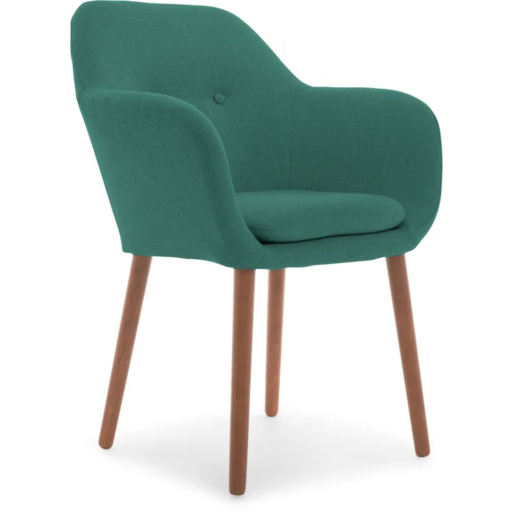 Adore Decor Roux Mid-Century Accent Chair for Home Office or Living Room