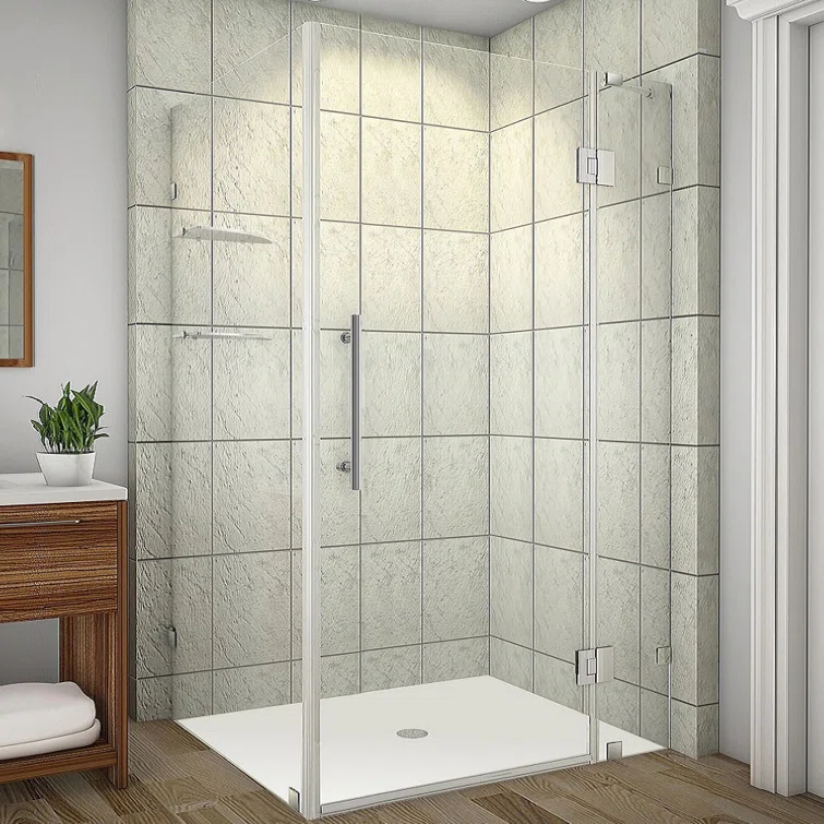 Avalux GS 42" x 72" Square Hinged Shower Enclosure