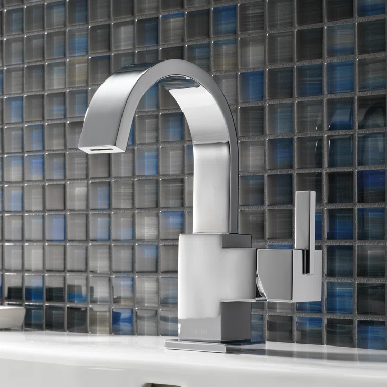 Vero Single Hole Bathroom Faucet with Drain Assembly, Single Handle Bathroom Sink Faucet