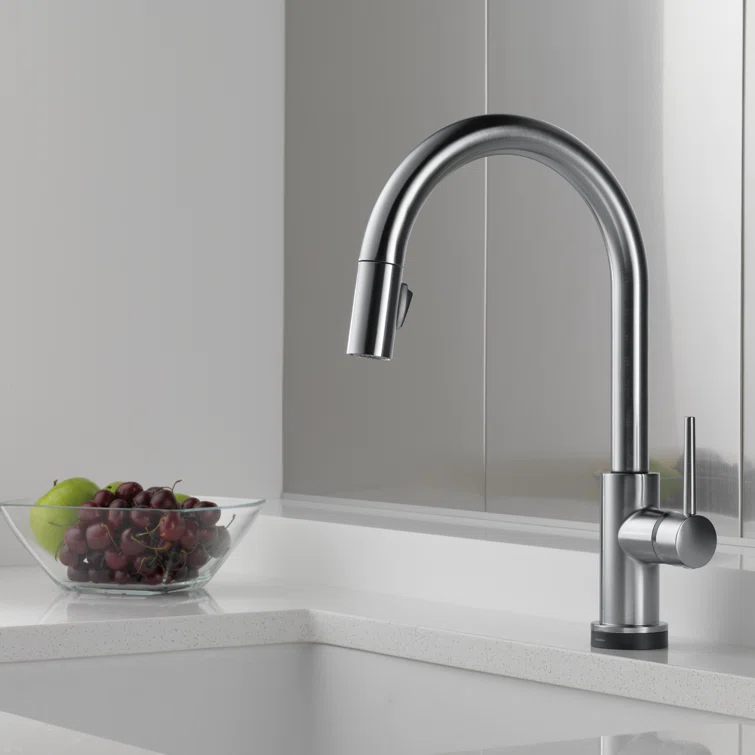 Trinsic Pull Down Sprayer Touch Kitchen Sink Faucet, Touch Control Kitchen Faucet