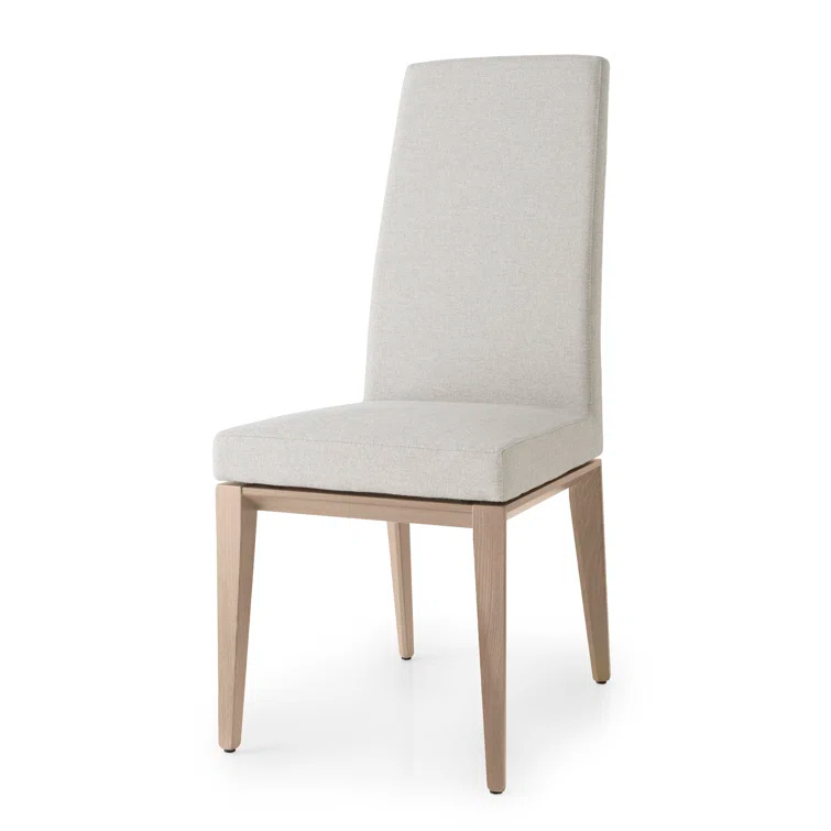 Bess Upholstered Dining Chair with Wooden Frame