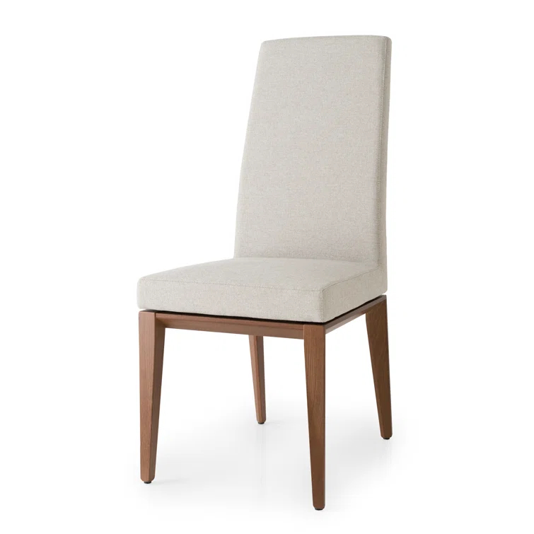 Bess Upholstered Dining Chair with Wooden Frame