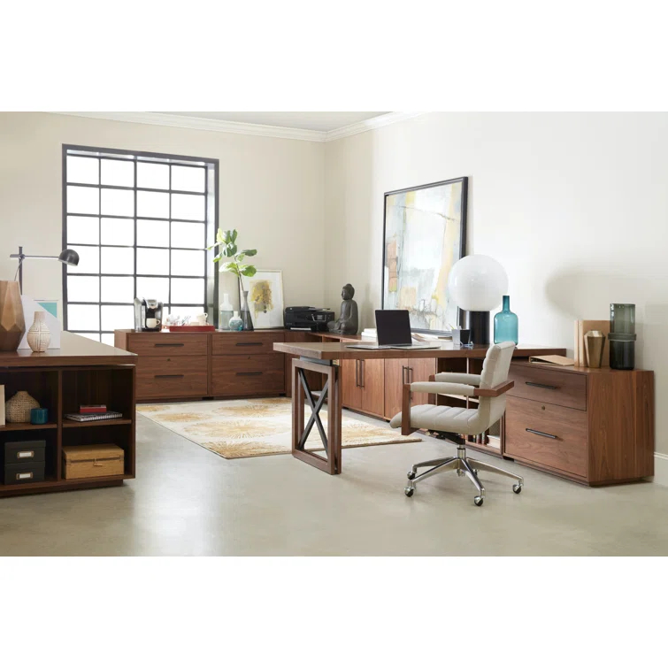 Elon 32'' Wide 2 - Shelf Storage Cabinet