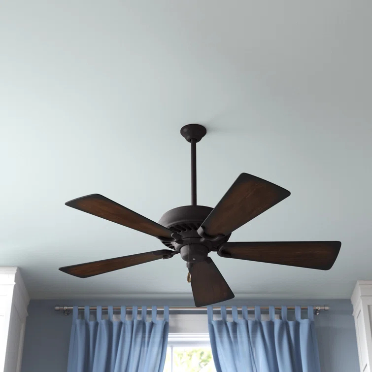 52" Supra 5 - Blade Standard Ceiling Fan with Pull Chain