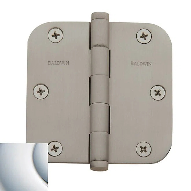 Baldwin 3.5" H x 3.5" W Butt Bearing Single Door Hinge