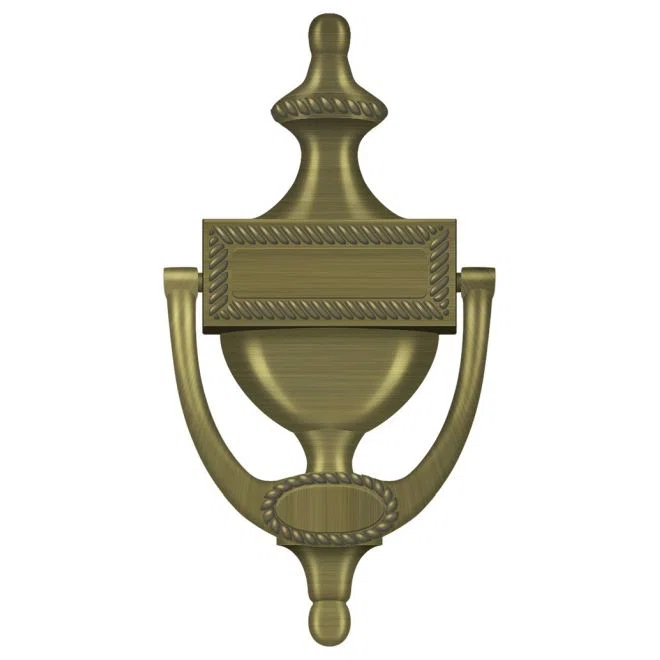 Deltana Victorian Rope Design Door Knocker