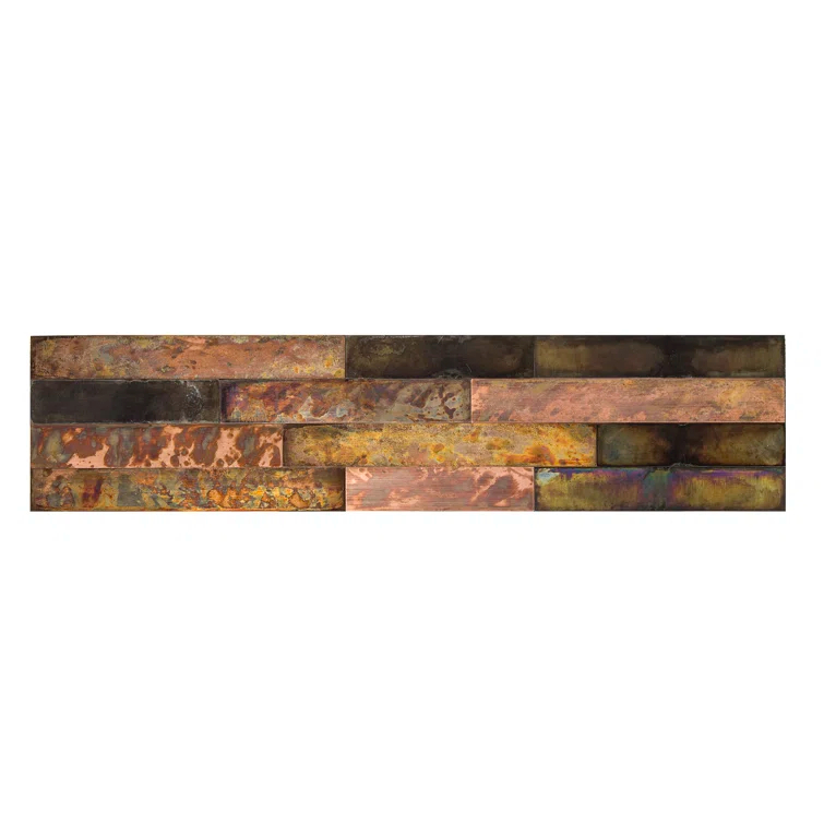 Metal Peel and Stick Mosaic Tile