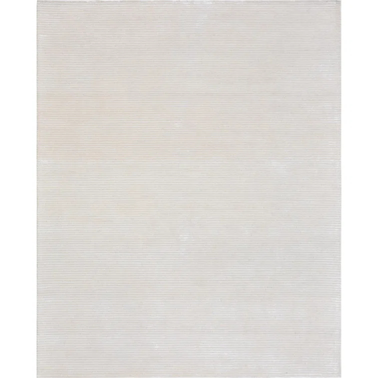 Edgy Hand Tufted Viscose Striped Rug