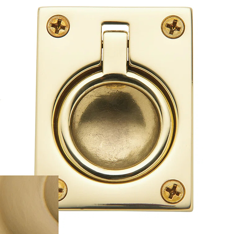 Baldwin Flush Center Ring Pull