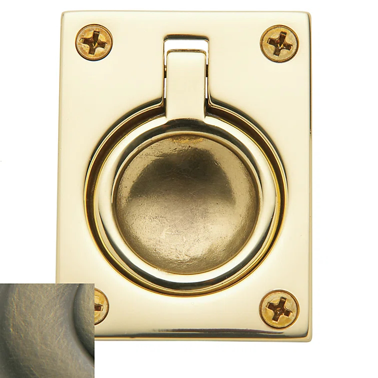 Baldwin Flush Center Ring Pull