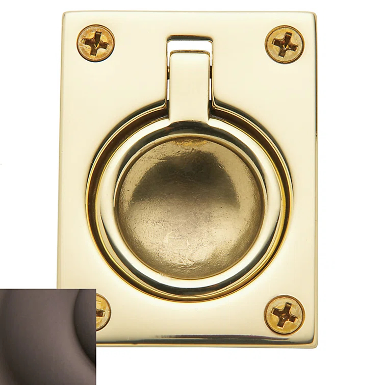 Baldwin Flush Center Ring Pull