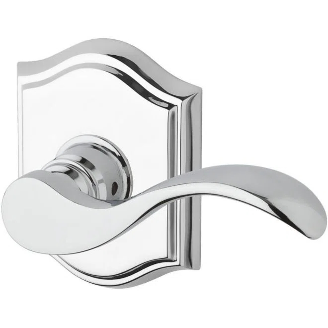 Curve Passage Door Lever with Traditional Arch Rose