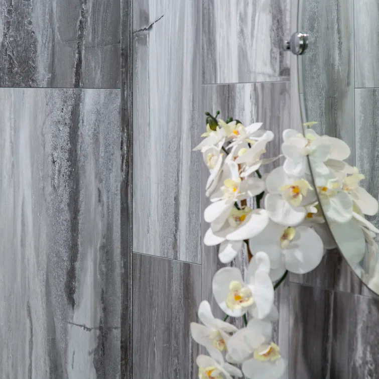 Palisade 23.2 in. x 11.1 in. Tile Shower and Tub Surround Kit