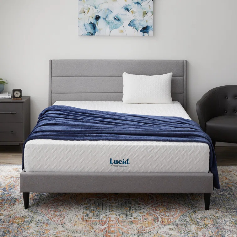 LUCID Medium Cooling Gel infused Memory Foam Mattress