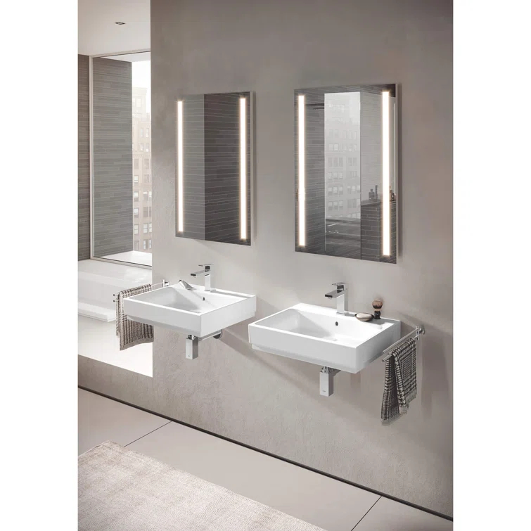 Essentials Cube 16.9291" Wall Mounted Towel Bar