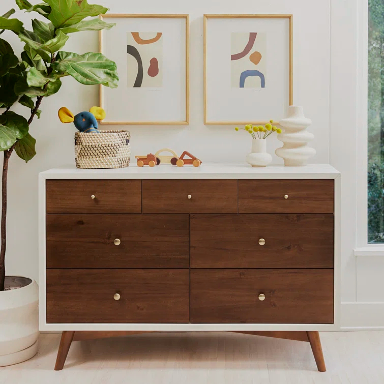 Palma 7 Drawer 53" W Double Dresser