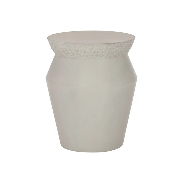 Bernhardt Nidra Concrete Top End Table