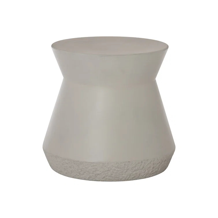 Nidra Concrete Top End Table