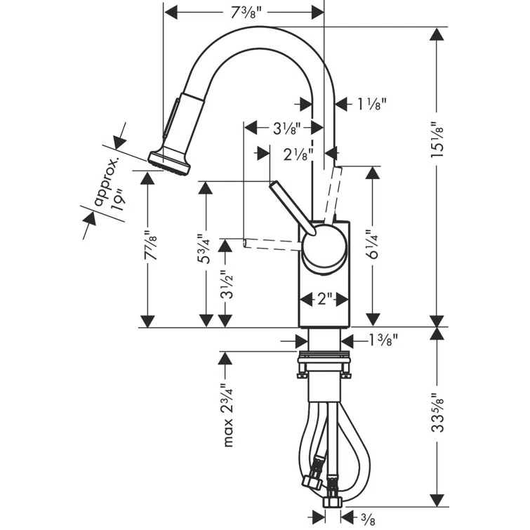 Talis S Pull Down Single Handle Kitchen Faucet