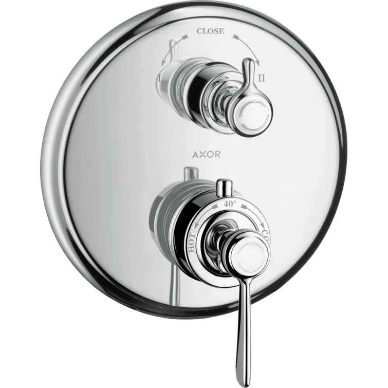 AXOR Montreux Thermostatic Trim With Volume Control And Diverter Valve Trim Only