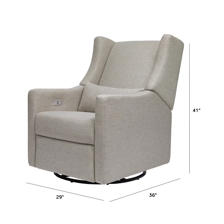 Kiwi Electronic Swivel Reclining Glider