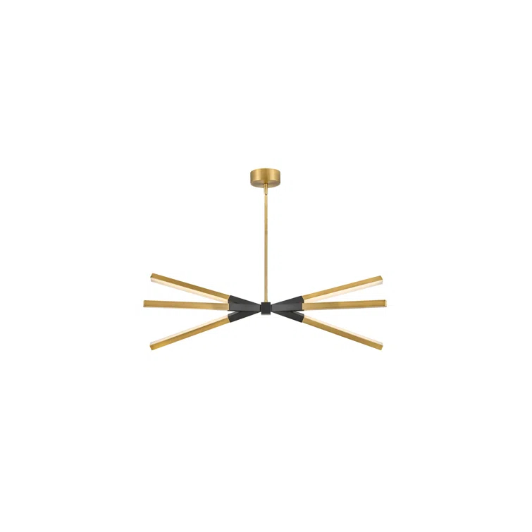 Rae 39" Integrated LED Hanging Linear Pendant Light