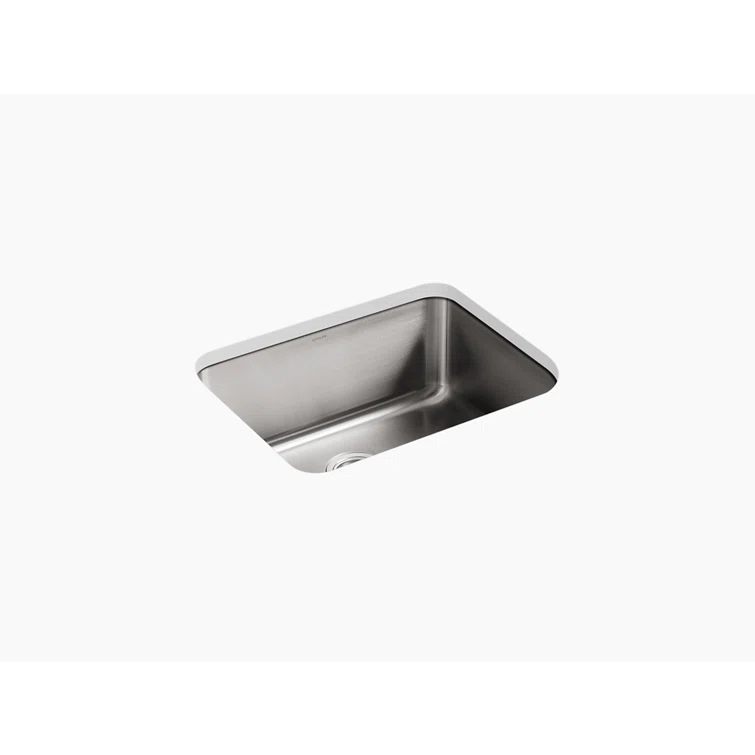 Undertone® 23" L x 17-1/2" W x 9-13/16" Medium Squared Under-Mount Single-Bowl Kitchen Sink