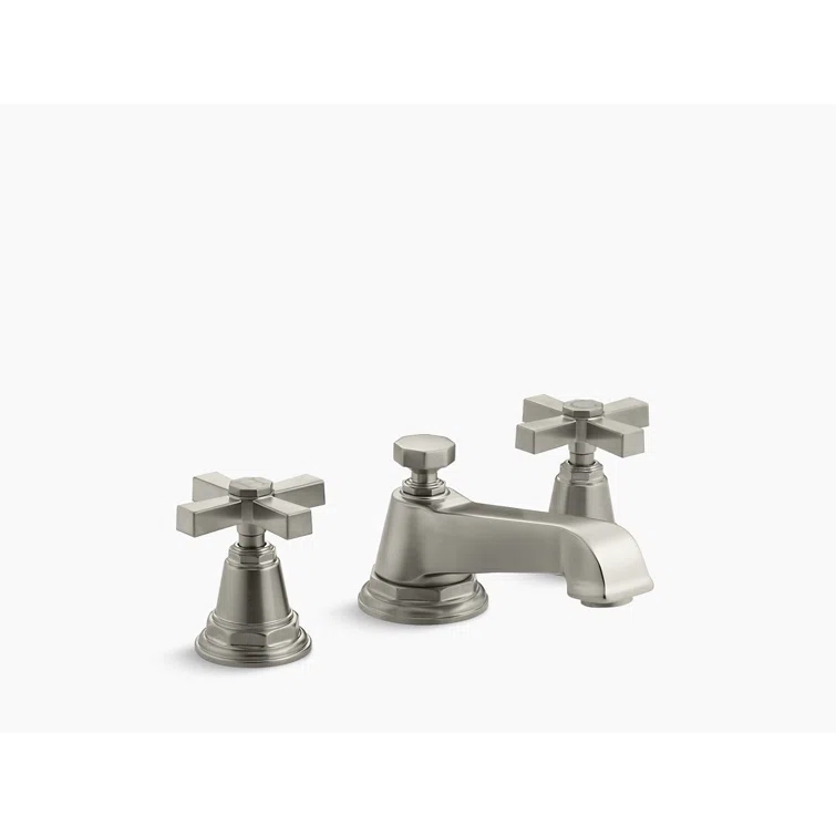 Pinstripe® Pure Widespread Bathroom Sink Faucet with Cross Handles